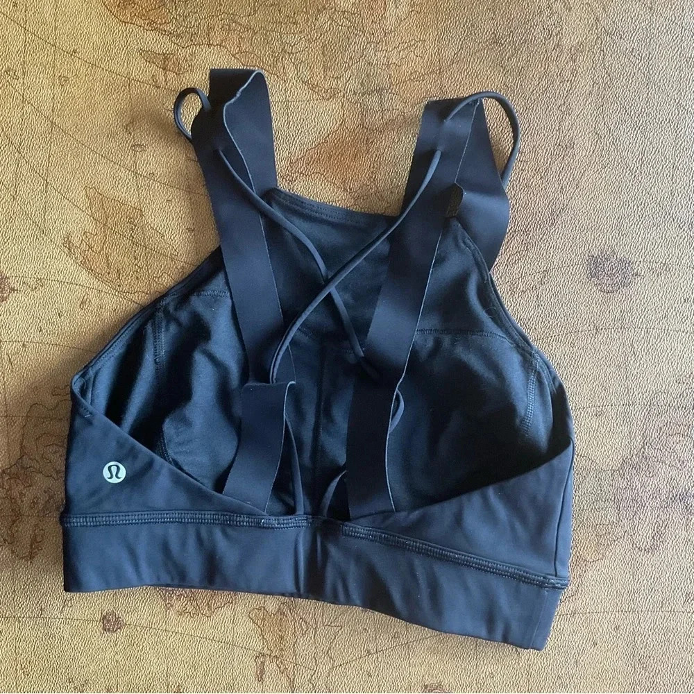 LULULEMON Strong at heart  bra, black - Picture 4 of 6